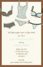 Lace Sexy Lingerie Shower Party Invitation