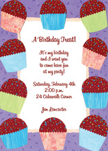 Best Cupcakes Border Invitation