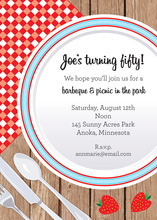 Picnic Table Invitation