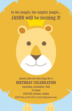 Surfin' Lion Invitation