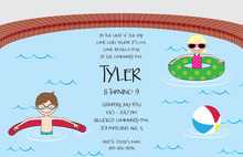 Pool Friends Invitation