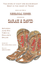 Cowboy Boots Invitation