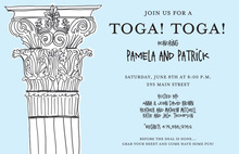 Mega Toga Greek Inspired Invitations