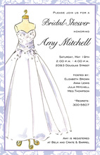 Beautiful Dress Invitation