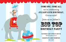 Big Top Invitation