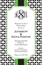 Sophisticated Bohemian Multiple Patterns Invitation