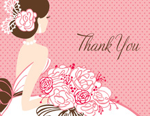 Blushing Bride Thank You Cards