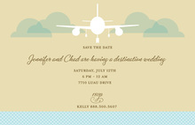 Travel Bag Destination Invitation