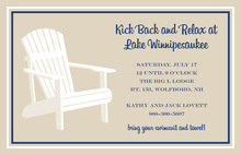 Adirondack Chair Invitation