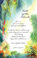 Luscious Plants Rainforest Invitation