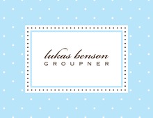 Blue Dots Thank You Cards