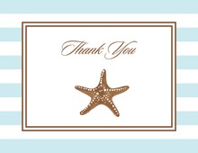 Lovely Stylish Blue Thank You Cards