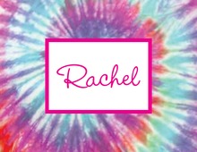 Rainbow Spiral Tie Dye Thank You Cards