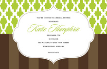 Sophisticated Bohemian Multiple Patterns Invitation