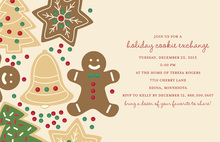 Wonderful Sugar Cookies Holiday Invitations