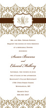 Regal Flair Gilded Artisan Formal Modern Invitations