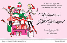 Gift Exchange Glee Invitation