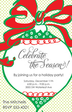Colorful Ornament Mix Invitations