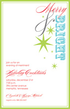 Text Merry Bright Special Invitations