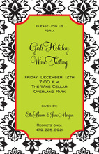 Damask Festive Glory Invitations