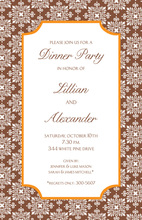 Dazzle Fall Invitation