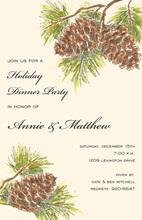 Woodland Frost Invitations