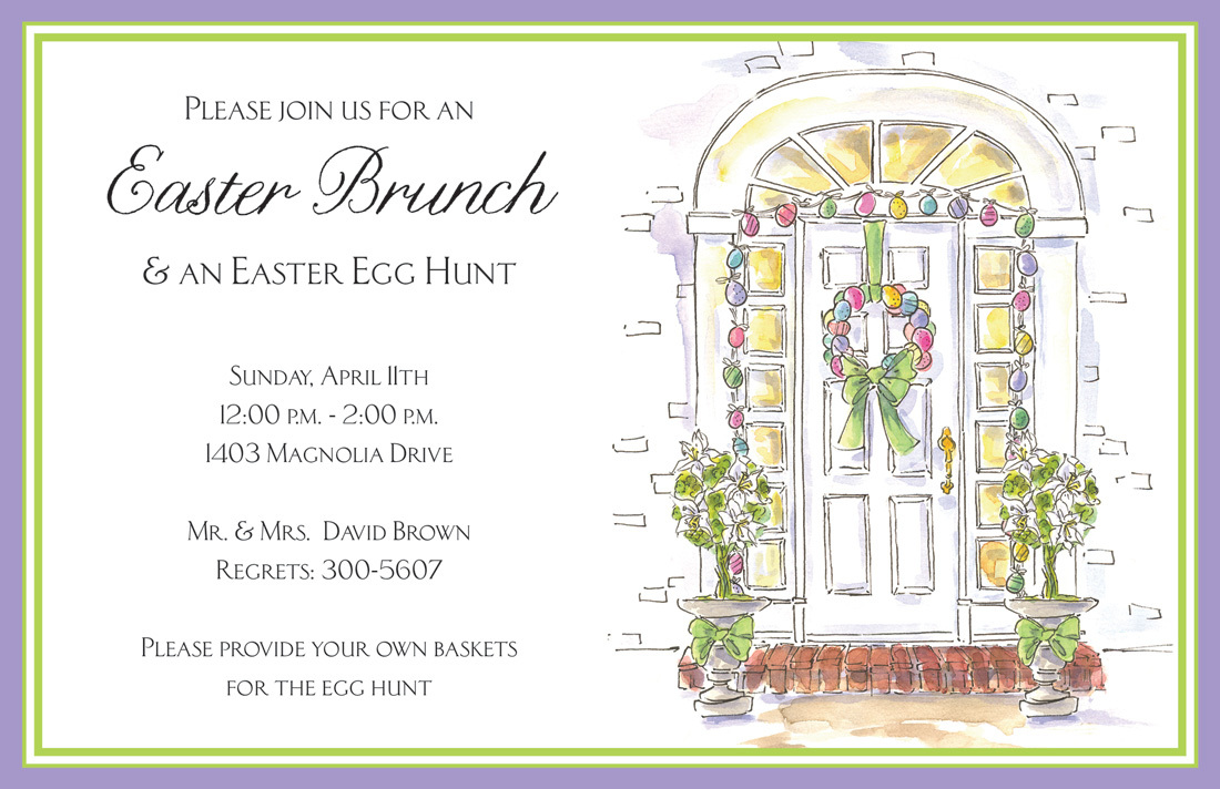 Easter Entry Invitation