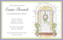 Egg Wreath Invitation