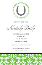 Horse Racing Home Stretch Party Invitations