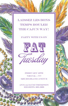 Unique Mardi Gras Garb Invitations