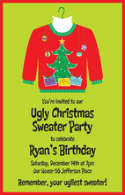 Annual Tradition Holiday Sweater Invitations