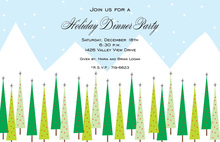 Snowy Forest Invitations