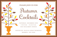 Beautiful Fall Leaves Invitations