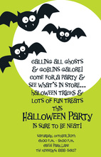 Spider Trio Halloween Invitations