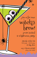 Martini Witch Invitations