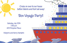 All Aboard Sea Worthy Yacht Invitations