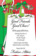 Holiday Bubbly Holiday Invitations