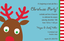 Charming Whimsical Reindeer Invitation