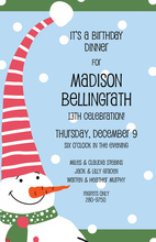 Hello Snowman Invitations