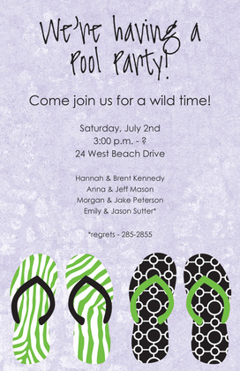 Discover Sandals Beach Invitations