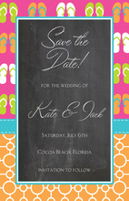 Flip-Flops Mixed Beach Invitations