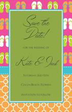 Beach Time Party Invitations