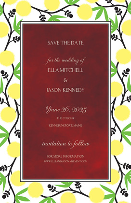 Modern Vines Botanical Invitations