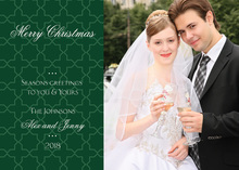 Evergreen Holiday Elements Photo Cards