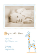 Peeking Giraffe Invitations