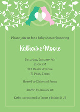 Love Birds Sweet Vines Invitation