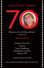 Turning 70 Birthday Photo Cards