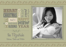 Holiday Greeting Collage Photo Cards