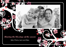 Contrasting Bright Blossoms Photo Cards