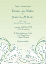 Spring Time Honeysuckle Wedding Shower Invitations